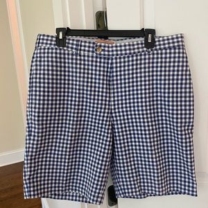 EUC Mens Peter Millar checked shorts, size 34